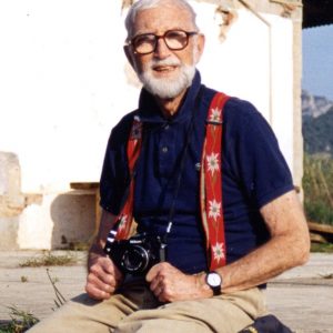 Manolo Maristany en Marsà-Falset en mayo de 2004